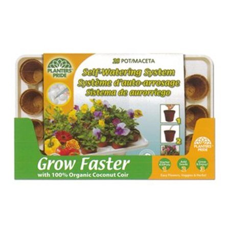 PLANT BEST 3459 28 Coir Pot Self Greenhouse Kit 440629384